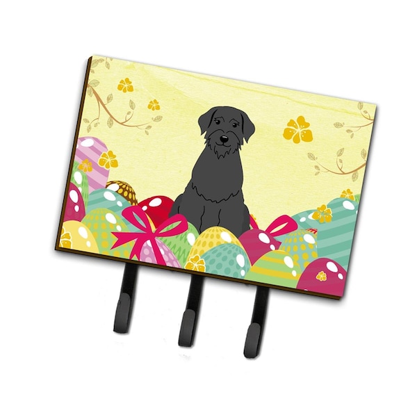 Carolines Treasures Easter Eggs Giant Schnauzer Leash or Key Holder BB6066TH68 - main